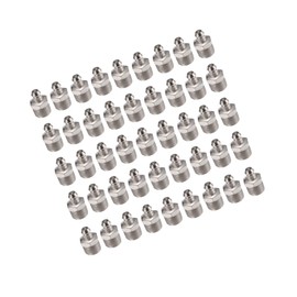 Partuto 45pcs M12 x 1 Nickel Plated Motorcycle Car Replacement Grease Nipple Fittings Set for Car Motorcycle Truck Replacement