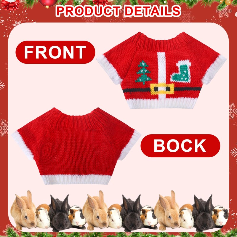 Clysee 10 Pcs Guinea Pig Clothes, 5 Guinea Pig Costume
