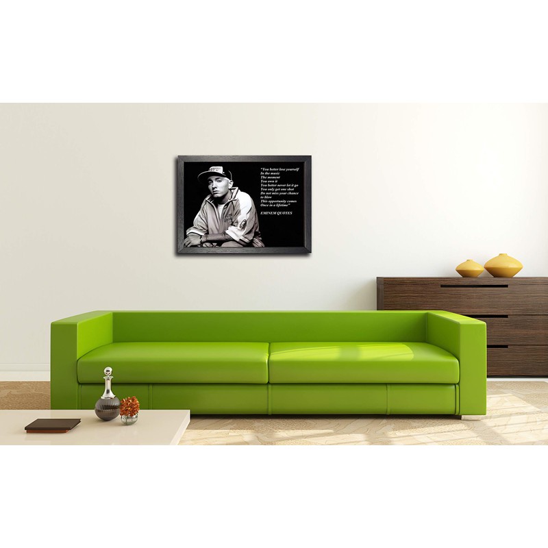 Eminem A3 Unframed American Rapper Music Star Poster Inspirational Quote
