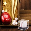 Bylion Baseball Display Case-UV Protected Acrylic Clear Cube Storage Baseball