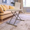 Flash Furniture 26" Plastic Folding TV Tray/Laptop Table in Granite