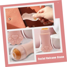 Outanaya Volcano Stone for Skin Face Oil Absorption Stick Reusable Facial Roller Oily Skin Care Tool