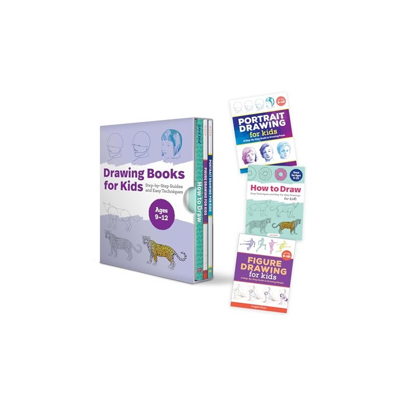 Drawing Books for Kids Box Set: Step-by-Step Guides and Easy