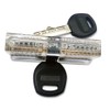 G2PLUS Visible Cylinder Lock See Through Transparent Practice Padlock for