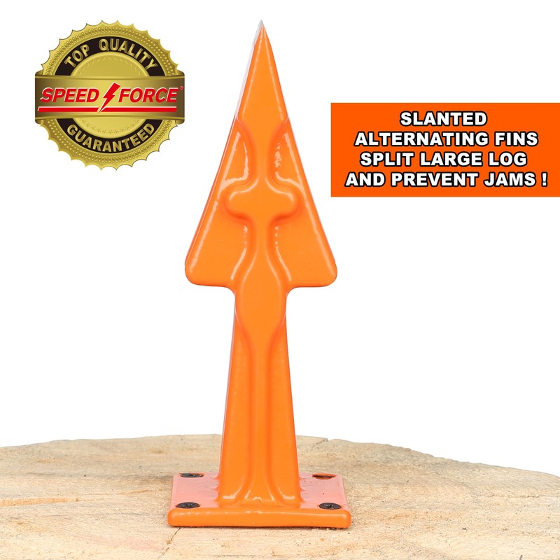 SPEED FORCE Firewood Kindling Log Wood Splitter – No Axe!Wedge