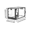 Imdinnogo 3D Printer Accessories Enclosure Kit Compatible with BambuLab A1