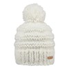 Barts Jasmin Bobble Hat Beanie Winter Hat, White