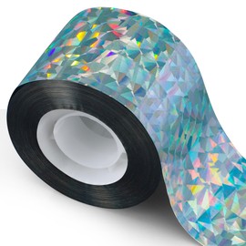 1.9 Inch Wide Bird Scare Tape Ribbon 361 Ft Double Sided Reflective Flash Bird Scare Tape Pigeon Duck Woodpecker Geese Away for Outdoor House Garden Patio Orchard