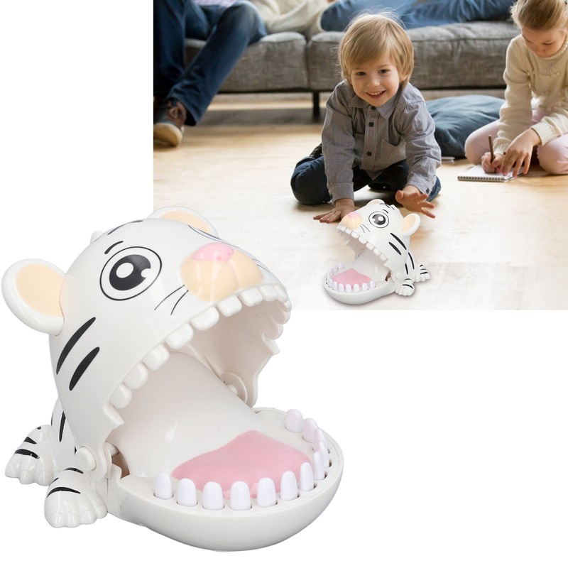 Biting Finger Toy Cartoon Animal Stress Relieve Anxiety Hand Eye