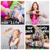 KANDI BAR 'Party Hard' Collection (16 Rave Bracelets)
