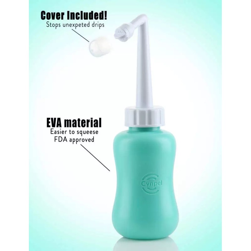 Cynpel Peri Bottle Portable Bidet Sprayer Bottle w/Waterproof Travel Bag