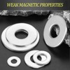 600 Pieces 304 Stainless Steel Flat Washers Set, Washers for