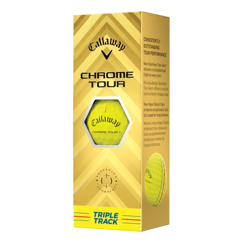 Callaway - Pelotas De Golf Cromadas Para Golf Pista Triple