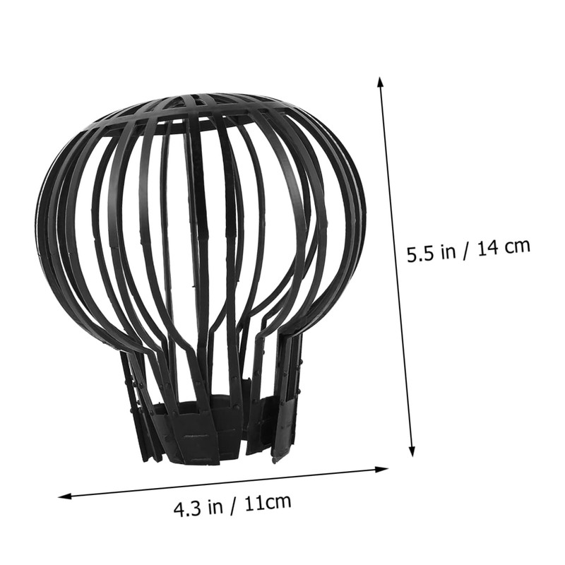 COHEALI 2pcs Gutter Drain Filters Plastic Rain Filter Screens Funnel