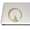 Cosplay & Fan Gear Buddha Brushstroke Vinyl Decal (Gold)