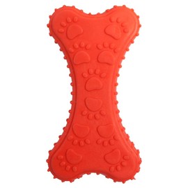 Fancy Pets Juguete Mordedera de Hueso de Caucho con Huellas para Perro