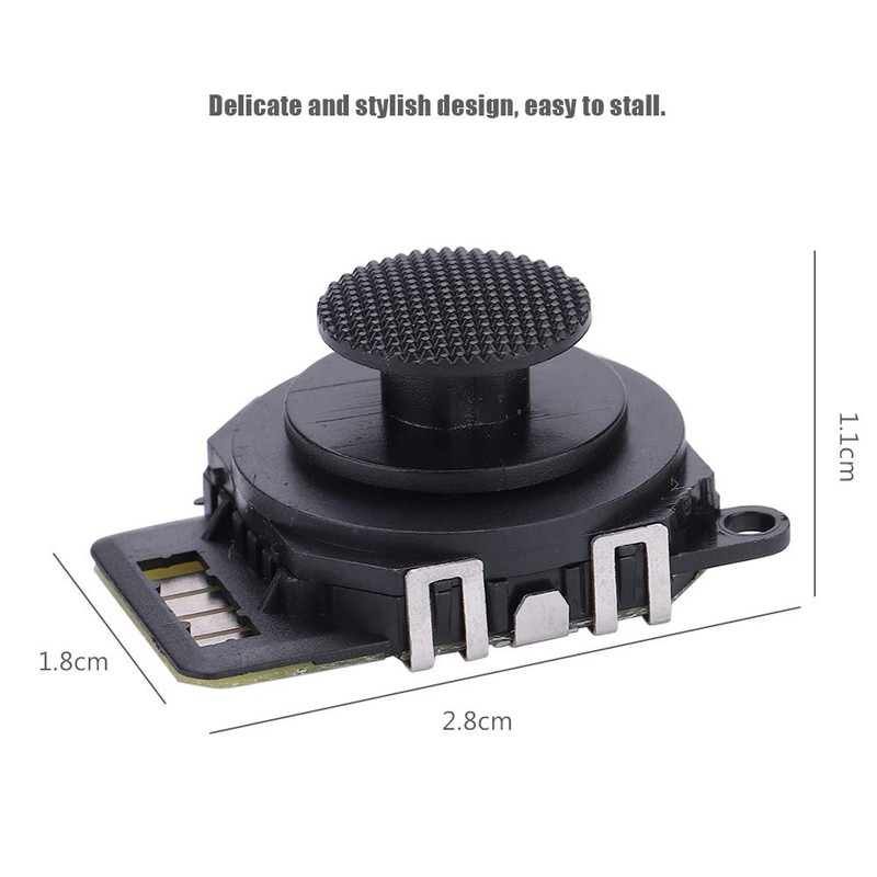 2pcs Analog 3D Button Joystick for PSP 2000, Switch Joystick