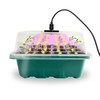 12 Hole Plant Lamp Set with LED Grow Lamp Seedling