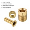 PATIKIL 4mm ID 6mm OD Tube Brass Compression Assortment Kit