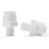2 Pack 1/4" Quick Connect x 1/4" NPT Fittings for