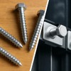 1/4" x 1" Hex Head Lag Screws, 304 Stainless Steel