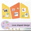 50 PCS Heart Push Pin Cute Heart Thumb Tacks for