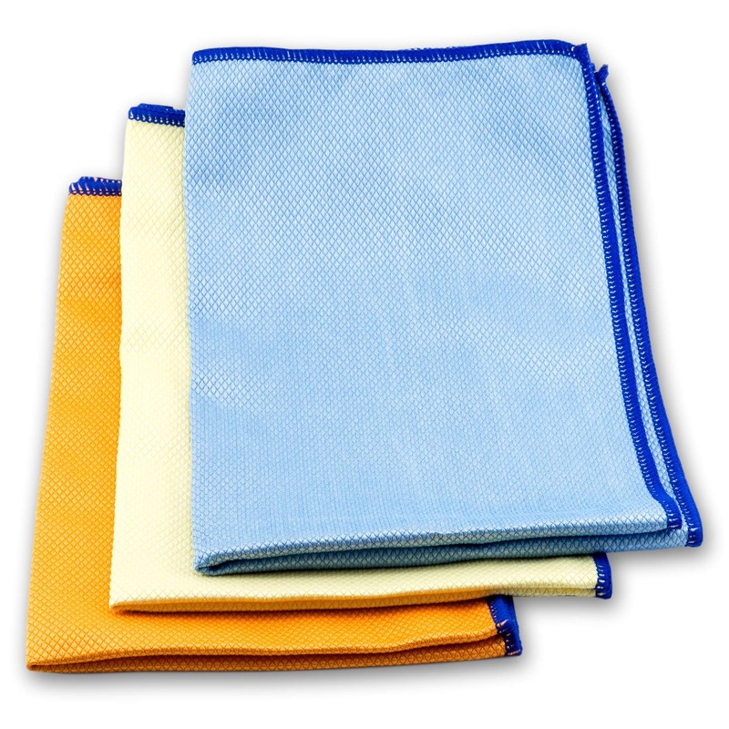 AQUA CLEAN Premium Microfibre Cleaning Cloth, Lint-free (Pack of 6,