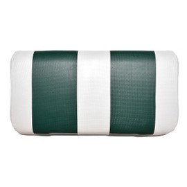 EZGO TXT Replacement Golf Cart Seat Cover Staple On Installation - 2 Piece - Premium Marine Vinyl - 5 Panel Stitching - Two-Tone (White & Green)