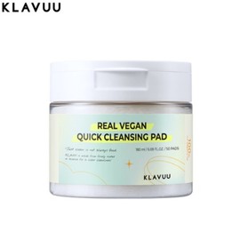 KLAVUU Real Vegan Cleansing Pad 180ml/50ea