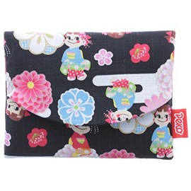 Peko-chan x Kyoto Cover Tissue Case, Black