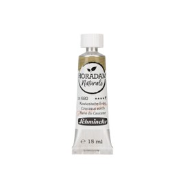 Schmincke - Horadam Naturals, Caucasian Earth, 15 ml, 26680006, finest vegan watercolor, natural pigments, combination of watercolor and gouache, tube 15 ml