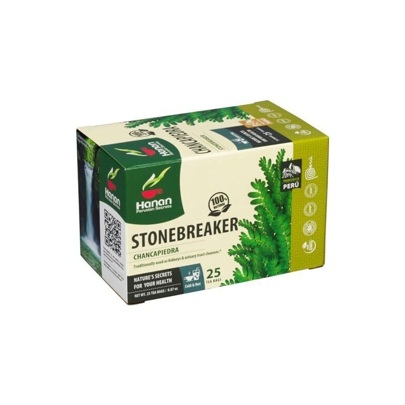 Peruvian Naturals 1000mg Stonebreaker Tea 50 Count Herbal Supplement Phyllanthus