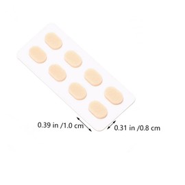 KOMBIUDA Skid Glasses Frame Replacement Nose Pads 20 Sheets Eva Glasses Nose Pad Non-slip Sticker