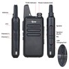 TIDRADIO TD-M8s Walkie Talkies, Portable FRS Two-Way Radios Rechargeable,Hands Free,