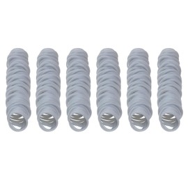 ONLYKXY 400pcs Natural Rubber Bands,15mm/0.6inch Soft Elastic Bands Hair Ties for Hair Braids Hair Mini Rubber Ring (Gray)