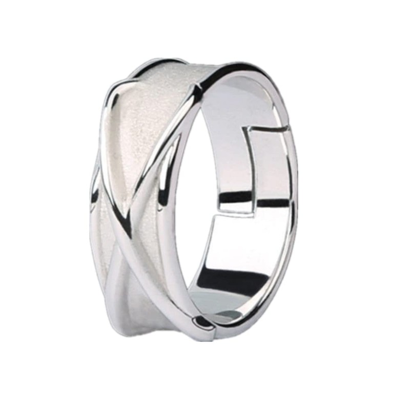 Anime Super Black GK Time Rings 925 Sterling Silver Finger
