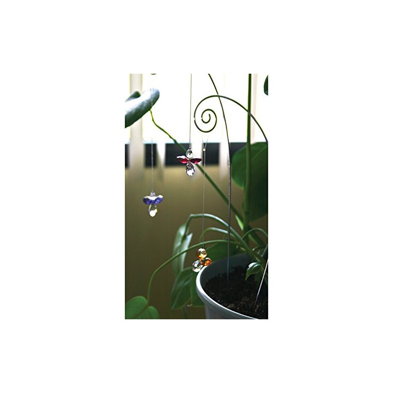 Woodstock Chimes Rainbow Makers Birthstone Crystal Guardian Angel Suncatcher, October