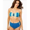 Lilly Pulitzer L60045 Rumy Bikini Swim Bottom Macaw Blue Coconut
