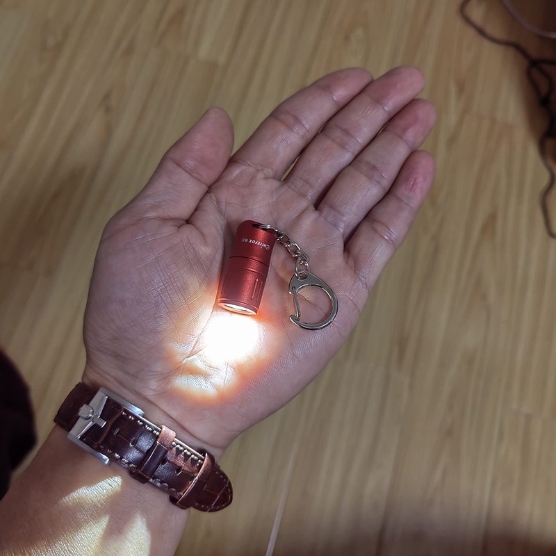 Nitefox e3 Mini Small Bright Keychain Flashlight 100 lumens Long