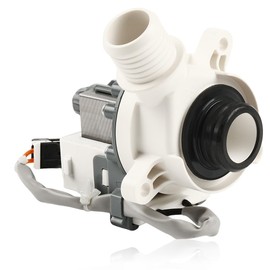 Upgraded WH23X24178 Washer Drain Pump Assembly fit for GE, Hotpoint Washing Machine GTW, HTW, PTW Series Models - Replaces WH23X28418, WH23X27574, AP6889136, B30-3A02, B40-3A01, 4958182