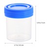 POPETPOP Containers Sample Cups 50Pcs Sterile Specimen Cups with Lids,