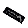 Chinchilla Sign, Slate Sign, Customisable Name Door Sign, 8 x