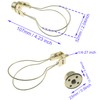 HAJXZH 1 Pcs Clip on Lampshade Adapter Gold Lamp Shade