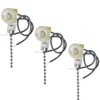 Ceiling Fan Light Switch Zing Ear ON-Off Pull Chain Switch