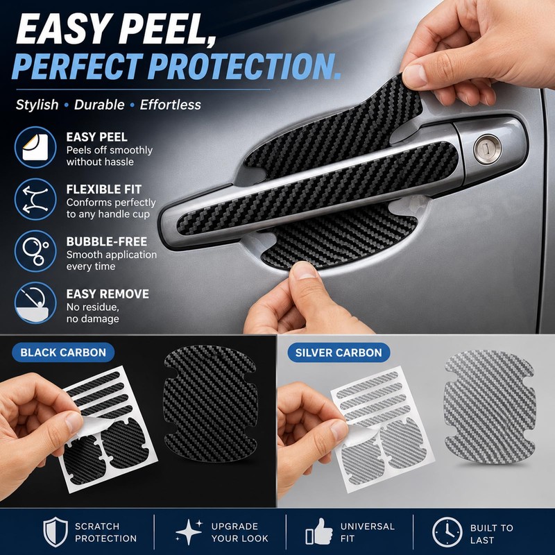 16 Pcs Car Door Handle Scratch Protectors,Car Door Handle Protector