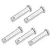 sourcing map Single Hole Clevis Pins - 10mm X 40mm