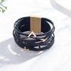 Multilayer Wrap Leather Bracelets Star Modern Boho Bracelets Layered Leather