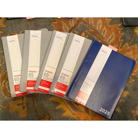 Staples Dec 24-jan 26  14 Month Planner 8.5" x 11"  Weekly-Monthly Planner Black