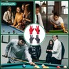 YiiHHooN Billiards Glove, 4 Pcs 3 Fingers Pool Gloves Left