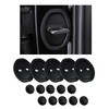 Black Door Damper, Door Noise Isolation Shock Absorber, Compatible with